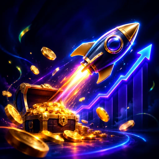 Curva de multiplicador de um jogo crash subindo na tela